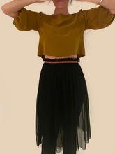 Load image into Gallery viewer, THE TULI in black cotton