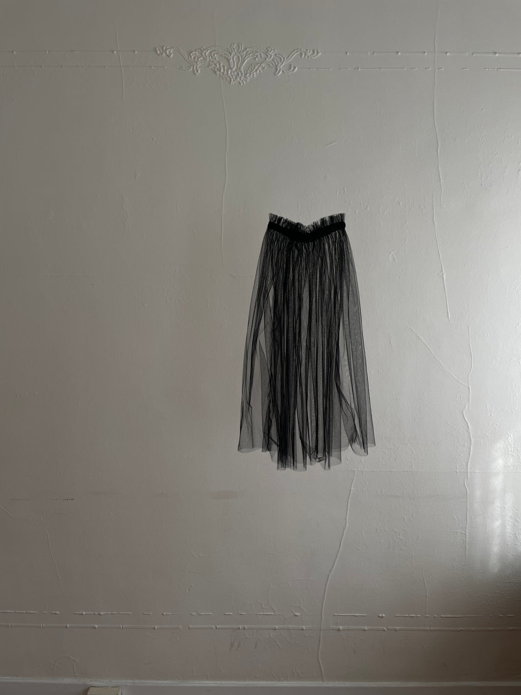 THE TULI in black cotton
